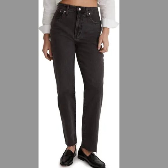 Madewell Denim - Madewell Perfect Vintage Straight Jean black size 27